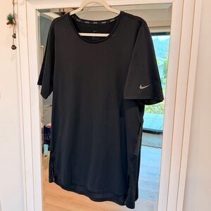 Qty 2 Nike Dri-Fit longer style short sleeve shirts